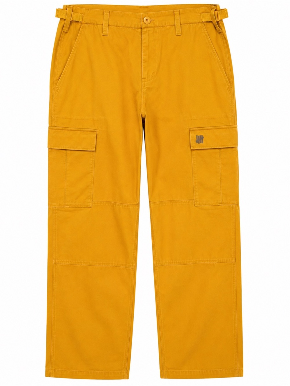 Undefeated Cargo Pants Mens 34x30 Yellow Utility Streetwear Skate Tactical